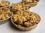 Tarte crumble abricot et lavande