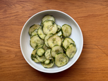 Salade de concombres et aneth