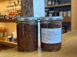 Confiture de poires, noix de pécan, citron et fève de tonka