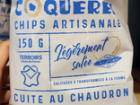 Chips légèrement salé