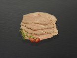 Rôti de porc cuit en tranche
