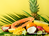 Panier de fruits exotiques