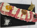 Filet mignon raclette bacon