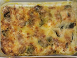 Lasagnes courgettes et burrata fumée