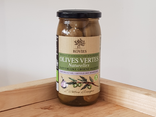 Olives vertes naturelles farcies à l'ail