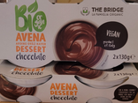 Crème dessert Avoine et Chocolat