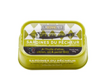 Sardines à l'huile d'olive, citron, ail et persil BIO