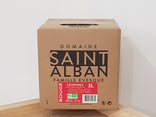 Domaine de St Alban rouge, cubis 3L