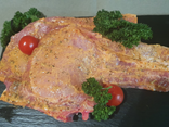 Côte de porc marinée