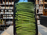 Haricots verts équeutés en barquette