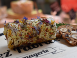 Bûchette aux fleurs