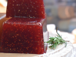 Pâtes de fruits framboises herbes de Provence