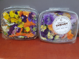 Fleurs comestibles.