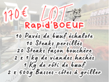 Lot rapid'boeuf