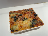 Part de pizza chorizo olives