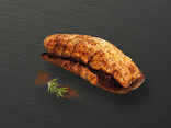 Rôti de magret de canard mariné
