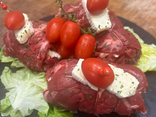 Rôti de boeuf farci au fromage à rôtir