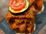 Broche kebab boeuf Buffalo cheddar