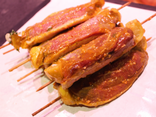 Brochette de filet de canard abricot miel