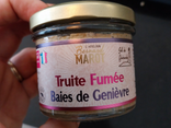 Tartinable truite fumée baies de Genièvre