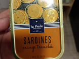 Sardines orange tranchée