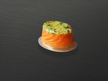 Œuf mollet au saumon