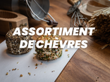 Assortiment de chèvres - Apéritif dinatoire