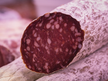 Saucisson sec en tranche