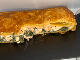 Feuilleté de saumon épinard
