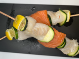 Brochette de poissons