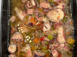 Salade de poulpes et tentacules de calamar