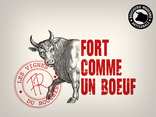 Vin rouge fort comme un bœuf 75cl