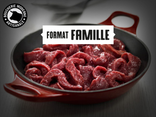 Émincé de bœuf aux morilles (format famille) - 2 kg