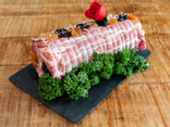 ROTI PORC viande BIO PRUNEAUX ABRICOTS 6/8 PERS 1 KG 500