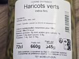 Haricots verts extra fins