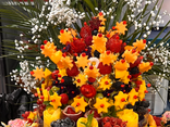 Pièce montée de fruits frais