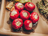 Mini poivrons farcis au chèvre