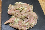 Araignées de porc marinées