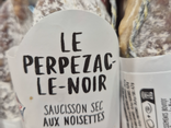 Saucisson sec noisettes