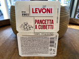 Lardons natures Pancetta Levoni