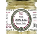 Petits oignons blancs au vinaigre