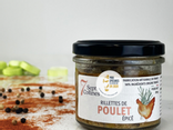 Rillettes de poulet épicé