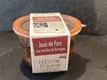 Joue de Porc aux lentilles de Bretagne 260g