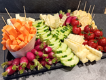 Plateau apéritif fromages/crudités 4 personnes