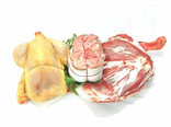 Lot Rôti de veau cocotte, épaule d'agneau & poulet fermier