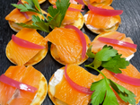 Blinis au saumon fumé