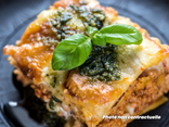 Lasagnes poulet au pesto