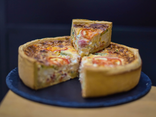 Coeur de tarte courgette tomate et chèvre