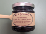 Confit de Cerises noires au piment d'Espelette