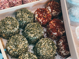 Crottin de chèvre frais tomates/poivrons fermier